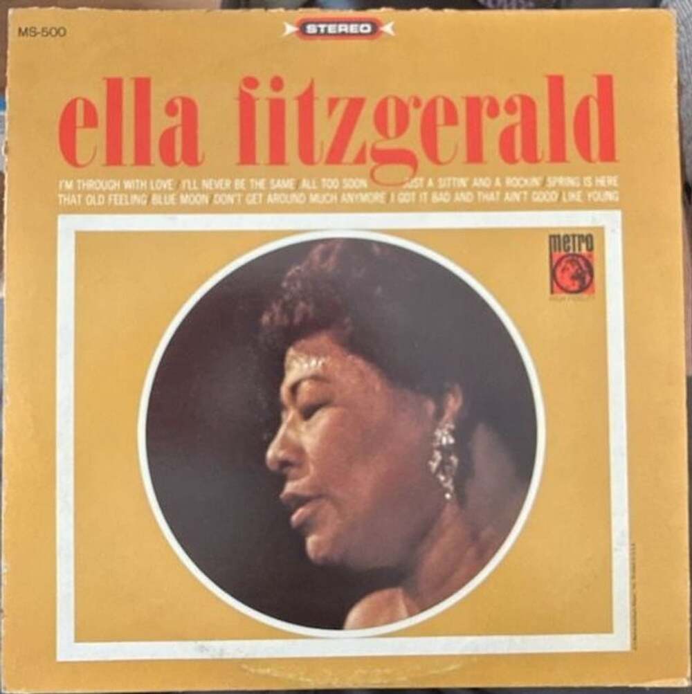 VG+/G+: Ella Fitzgerald Self Titled Vinyl LP MS-500